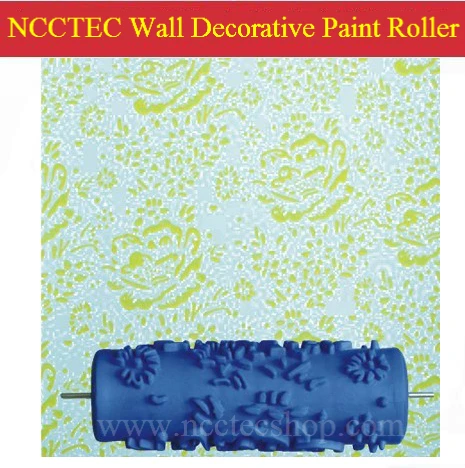 

5'' ROSE flower NCCTEC WALL decorative paint roller without handle | FREE SHIPPING make ROSE flower paint Pattern on the wall