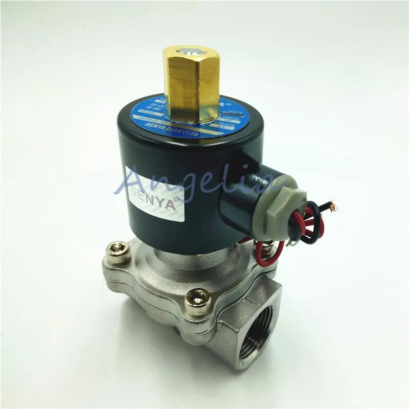 Электрический Соленоидный клапан 1/2 &quotDN15 BSP AC220V AC110V AC24V из нержавеющей стали 304