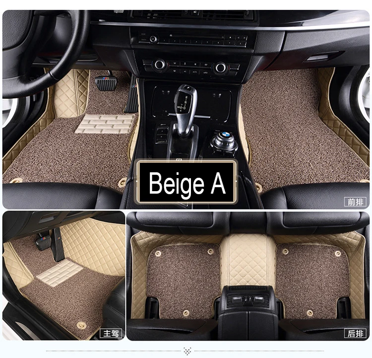 

Car floor mats for Audi A6 C5 C6 C7 A4 B6 B7 B8 Allroad Avant foot case high quality anti slip car styling liners