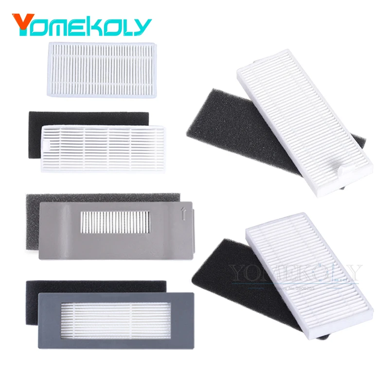 

Hepa Filter & Sponge Replacement Kits for Ecovacs Vacuum Cleaner Deebot CEN550 N79 N79S for iLife A4 A6Vacuum cleaner parts