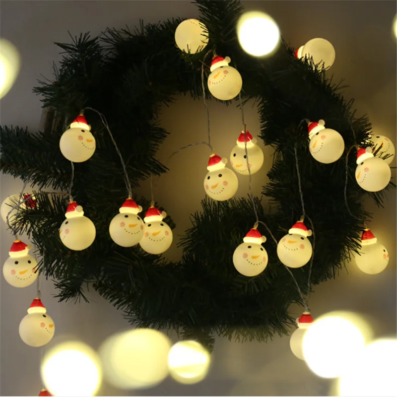 Muñeco De nieve 1 m 10 Luces Led decoración Luces De Navidad al aire libre Luci Natale Año Nuevo guirnalda cadena Luces De Navidad, J Muñeco De nieve 1 m 10 Luces Led decoración Luces De Navidad al aire libre Luci Natale Año Nuevo guirnalda cadena Luces De Navidad, J