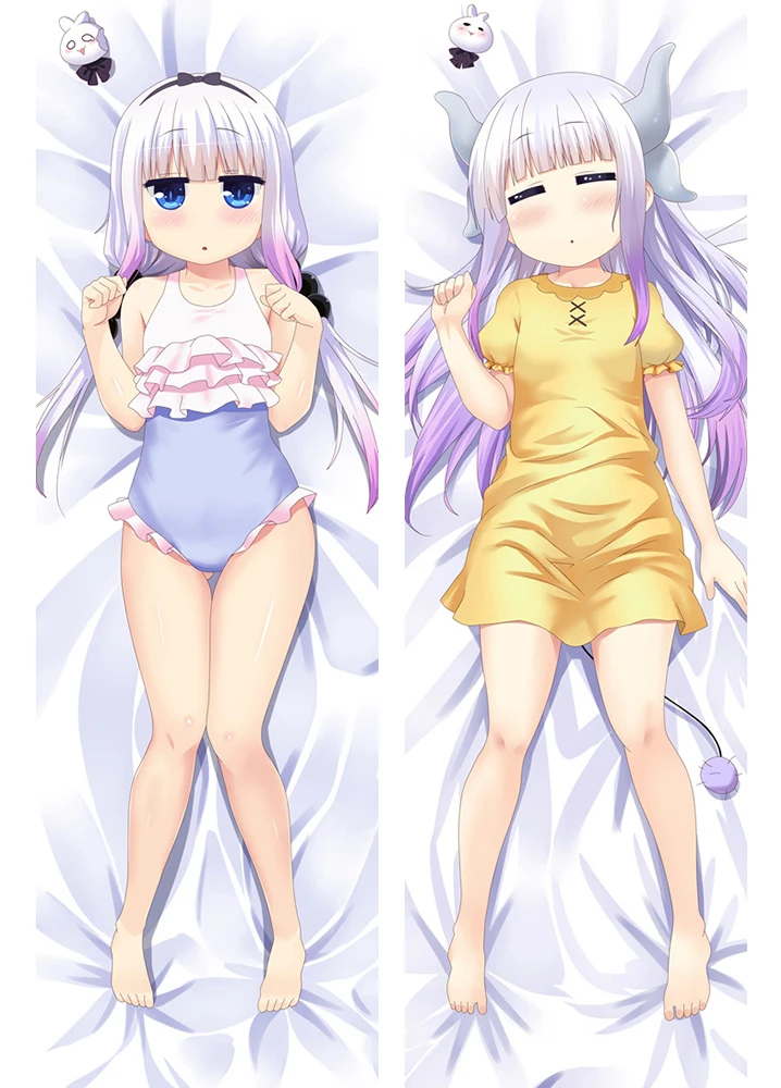 Обновление апреля аниме Miss Kobayashi's Dragon Maid Dakimakura Tohru &amp Kanna Kamui Elma наволочка для