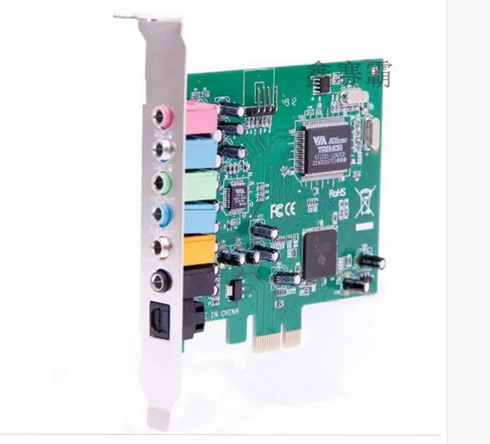 Бесплатная доставка PCI Express E 7 1 комплект поставки 24 битная частота дискретизации e