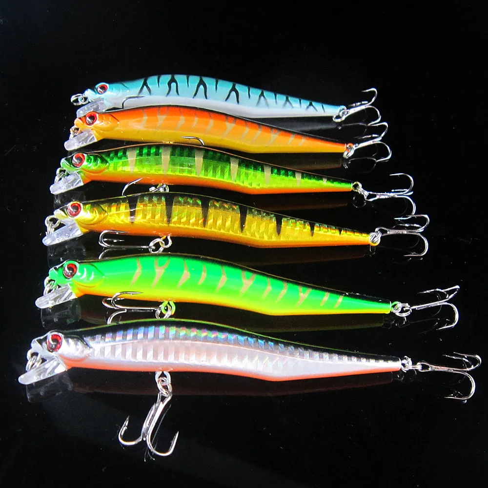  6pcs wobbler fishing lure fish bait crankbait peche minnow bass carp pike lure pesca yo zuri megabass mepps kosadaka ima F169 