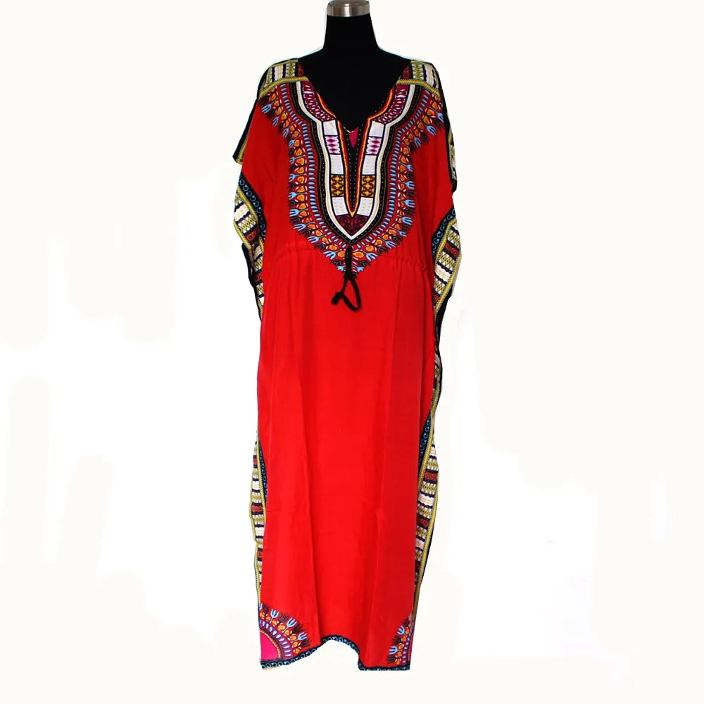 Mr hunkle, Новая мода Дизайн традиционные африканские Костюмы печать Дашики хороший Средства ухода за кожей шеи вышитый африканских Платья для женщин для Для женщин - Цвет: red