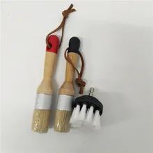 3 шт. меловая Восковая краска натуральная чистая кисть из свиной щетины восковая комбинация круглых деталей кисти использовать со всеми видами меловой краски