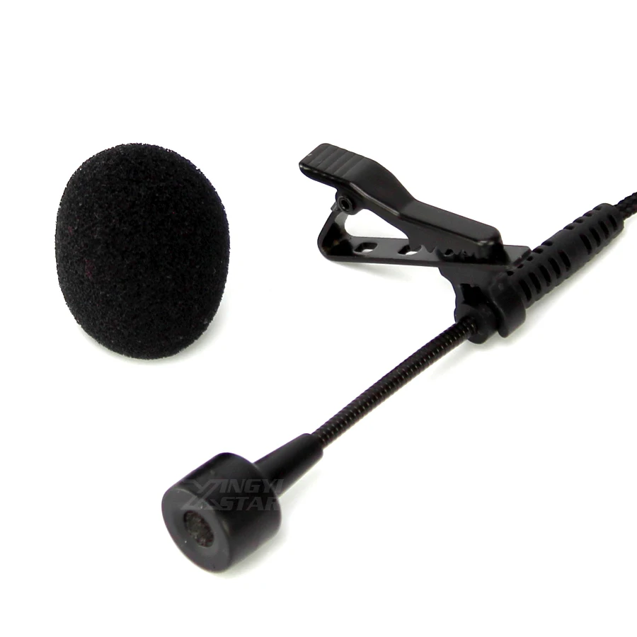 Мини 3,5 мм разъем галстук воротник клип на Laple микрофон петличный микрофон ветровое стекло для беспроводной поясной передатчик лекции интервью
