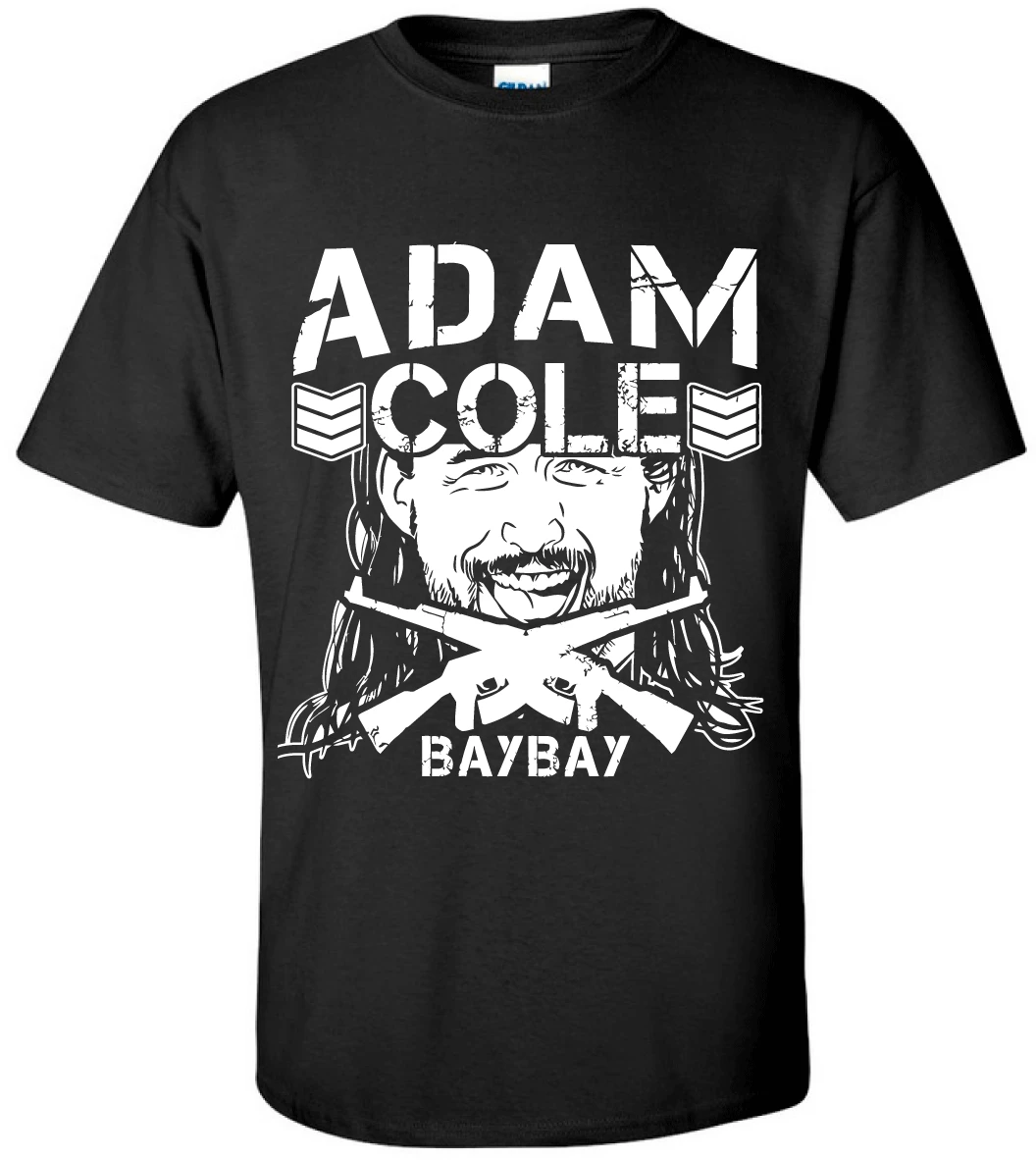 Адам COLE BAYBAY пуля клуб футболка-XS-XXXL-M/F ROH злодей NJPW New Японии 100% хлопок короткий