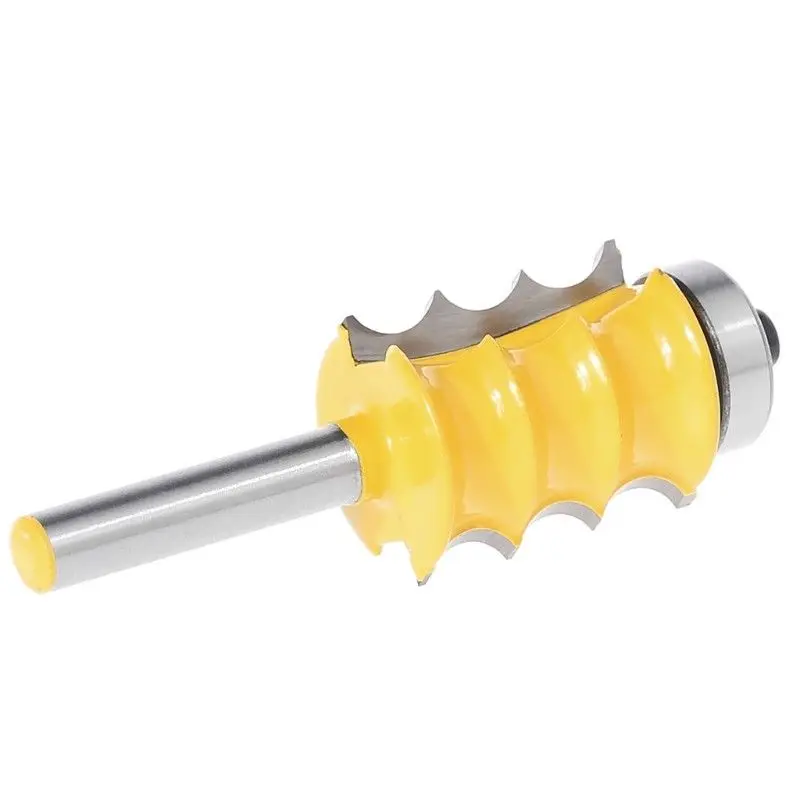 DWZ 1/4" Shank Large Triple Bead Column/Face Molding Router Bit For Woodworking