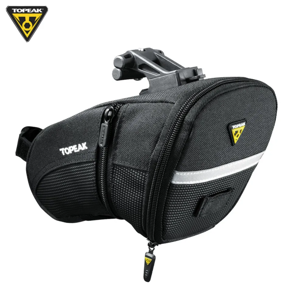 

TOPEAK AERO WEDGE PACK L Bike Bags Aerodynamic Seat Bag Holds Tubes Fits 27.2-34.9 mm Seatpost Diameter Large TT2253B