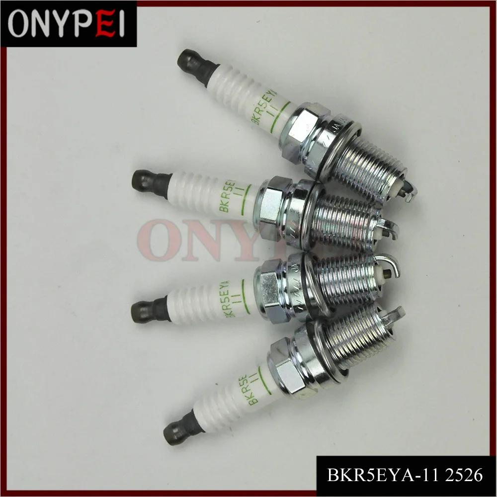 4 шт. BKR5EYA 11 2526 Свеча зажигания для Toyota Previa Tacoma Supra Paseo Lexus BKR5EYA11|Свечи и запальные