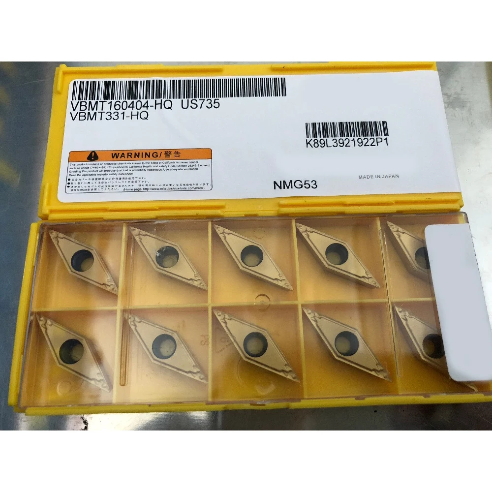 

NEW 10pcs VBMT160404-HQ US735 VBMT331-HQ CNC blade Carbide