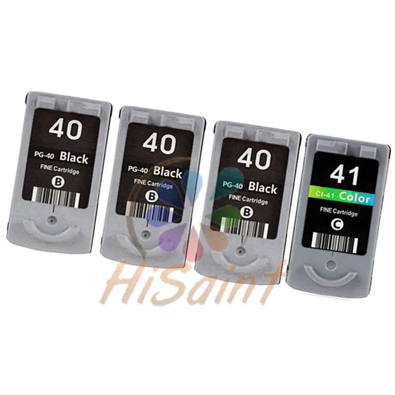 El nuevo listado 4 unids ci41 pg 40 cartucho de tinta para canon 40 41 de  inyección de tinta PIXMA IP2500 IP2600 MP160 MP140 MX300 MX310 MP150  impresora|ink cartridge|ink cartridge for canoncartridge
