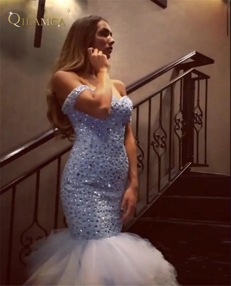 luxury-rhinestone-bodice-prom-dresses-sexy-off-shoulder-zipper-back-ruffles-tulle-long-mermaid-evening-gowns (1)