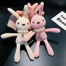 2019 New Keychain Bunny Rabbit Fur Fashion Pom Pom Keychain Bunny Toy Rabbit Keychain 14 cm Tote Car Charm Pendant 2019 New Keychain Bunny Rabbit Fur Fashion Pom Pom Keychain Bunny Toy Rabbit Keychain 14 cm Tote Car Charm Pendant