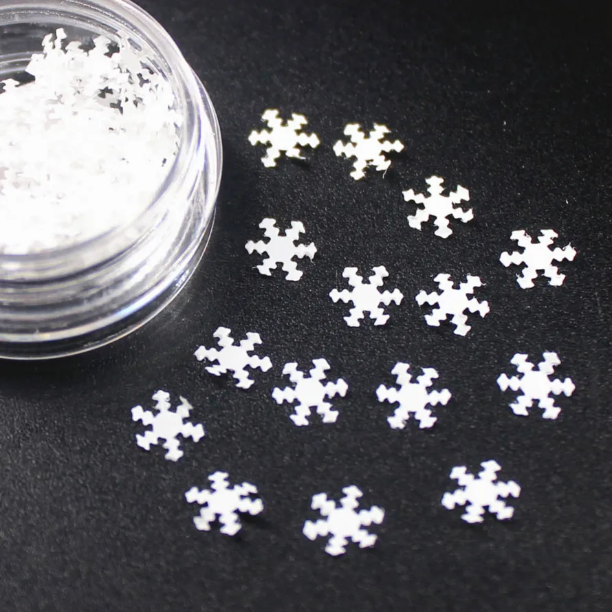 

1 Box Snowflake Optional Monochrome Eye Powder Shadow Women Beauty Eye Make Up Shinning Glitter Powder Makeup Festival Face CH19