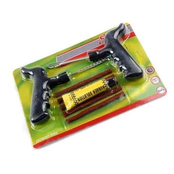 

Universal 8Pcs/Set Rubber Bike car Motorcycle Portable Tubeless Puncture Plug Tire Repair Tools Kits