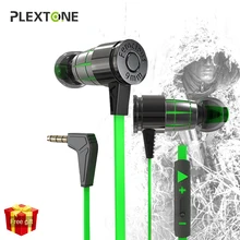 PLEXTONE G25 Игровые наушники-вкладыши, проводные, магнитные, стерео наушники С микрофоном компьютерный наушник для телефона PS4 IOS Android