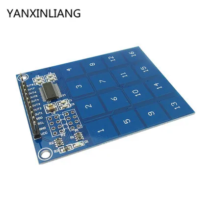 

1pcs 16 Way XD-62B TTP229 Capacitive Touch Switch Digital Sensor Module Board Plate new