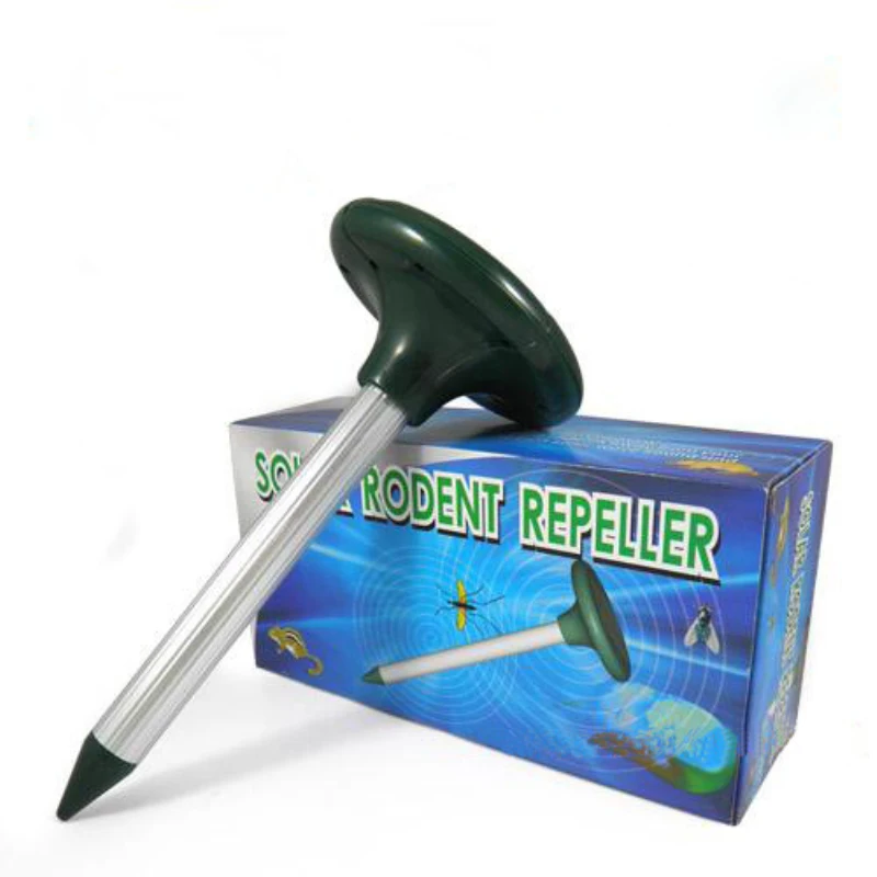 

WHISM Solar-Powered Snake Repeller Mole Repeller Mice Pest Reject Ultrasonic Pest Repeller Insect Repellent Pest Control