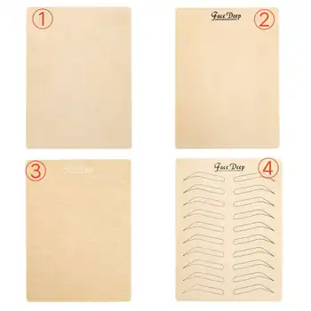 

Latex Microblading Tattoo Eyebrow Practice Skin Eyebrow Cosmetic Pemanent Makeup Eyebrow Fake Training Skin Tattoo Supplies