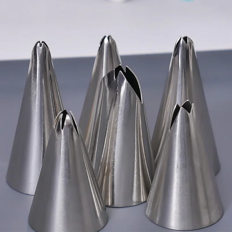 

1PC Leaves Cream Metal Tips Stainless Steel Icing Piping Nozzles Cake Cream Decorating Cupcake Pastry Tools Decorator