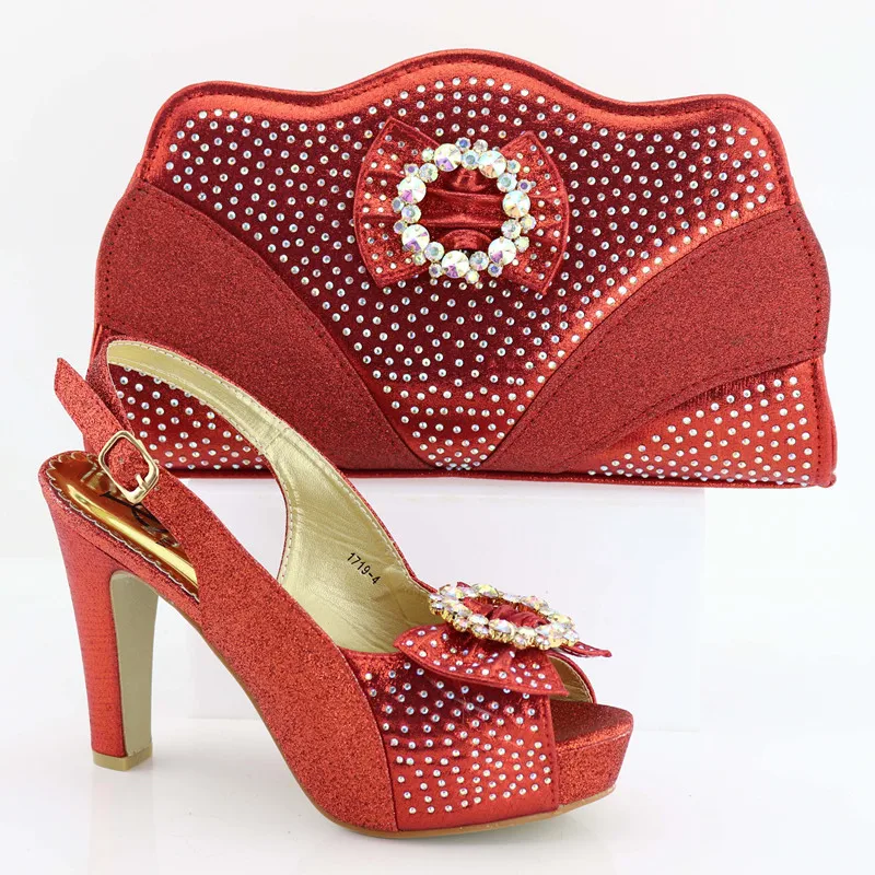 

2018 New Coming Purse Matching Shoes High Quality Italian Shoes And Bags To Match