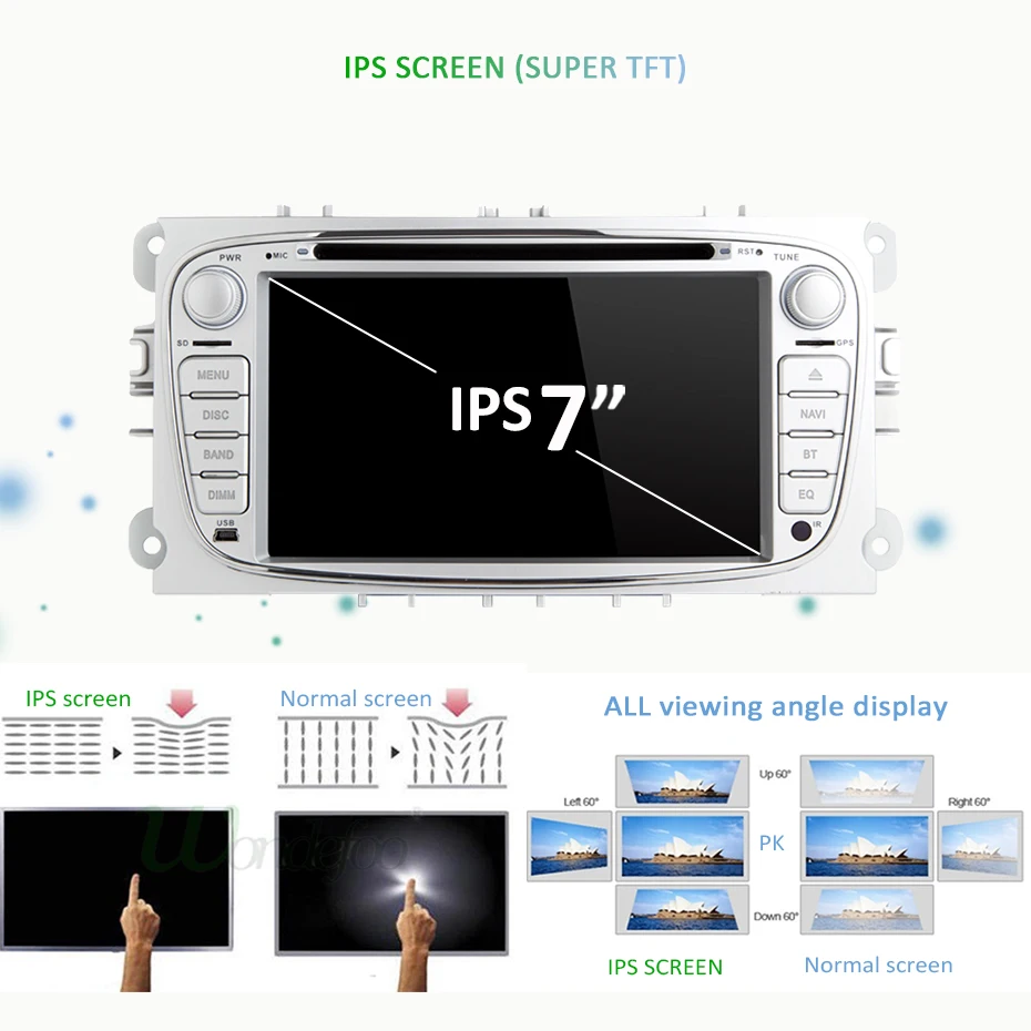 Android 9,0 DSP ips 4G ram 64G rom 2 din автомобильный DVD gps для FORD Focus S-MAX Mondeo C-MAX Galaxy радио плеер экран Аудио