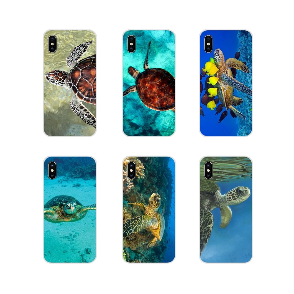 Sea Turtle Reptile Mania Poster Cell Phone Shell Cover For Apple iPhone X XR XS MAX 4 4S 5 5S 5C SE 6 6S 7 8 Plus ipod touch | Мобильные