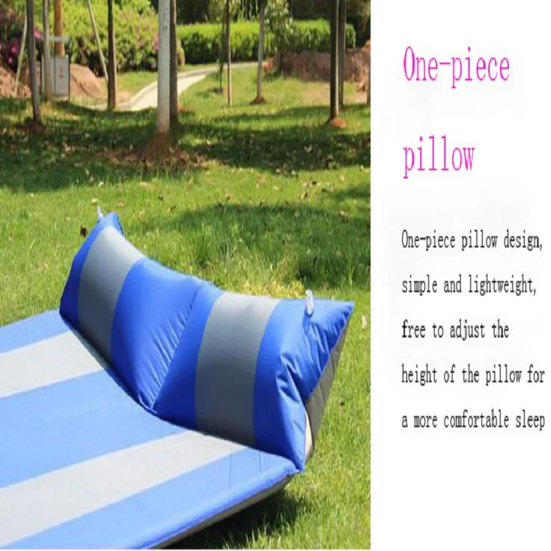 Double camping automatic inflatable sleeping pad Thickening and widening Easy to carry natural hiking double outdoor air bed Double camping automatic inflatable sleeping pad Thickening and widening Easy to carry natural hiking double outdoor air bed