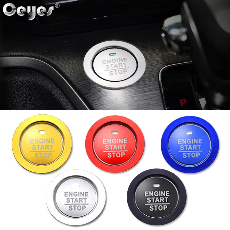 

Ceyes Car Styling Engine Start Stop Ignition Rings Accessories Hole Case For Honda Civic Fit 2018 Decoration Auto Stickers Cover