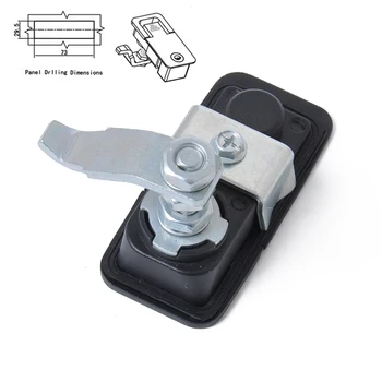 

Black Rust Proof Toolbox Compression Locks Latch Replacement for Toolbox Camper Trailer Truck Caravan RV