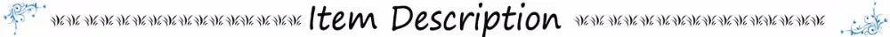 Item description