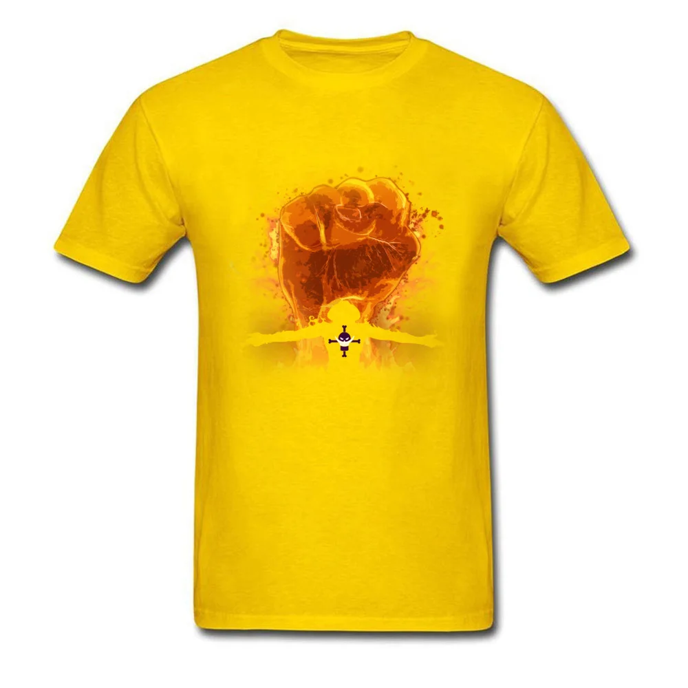 Fire Fist Design T Shirt Short Sleeve for Men 100% Cotton Fabric NEW YEAR DAY O Neck T Shirts Funny Tops Shirts Newest Fire Fist yellow