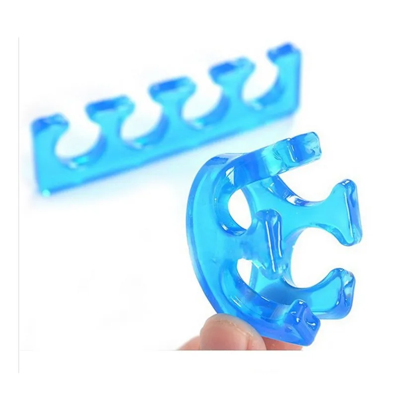

2PCS Silicone Toe / Finger Separators Feet Care Beauty Manicure Nail Art Feet Care Tools Flexible Soft Manicure Pedicure Salon