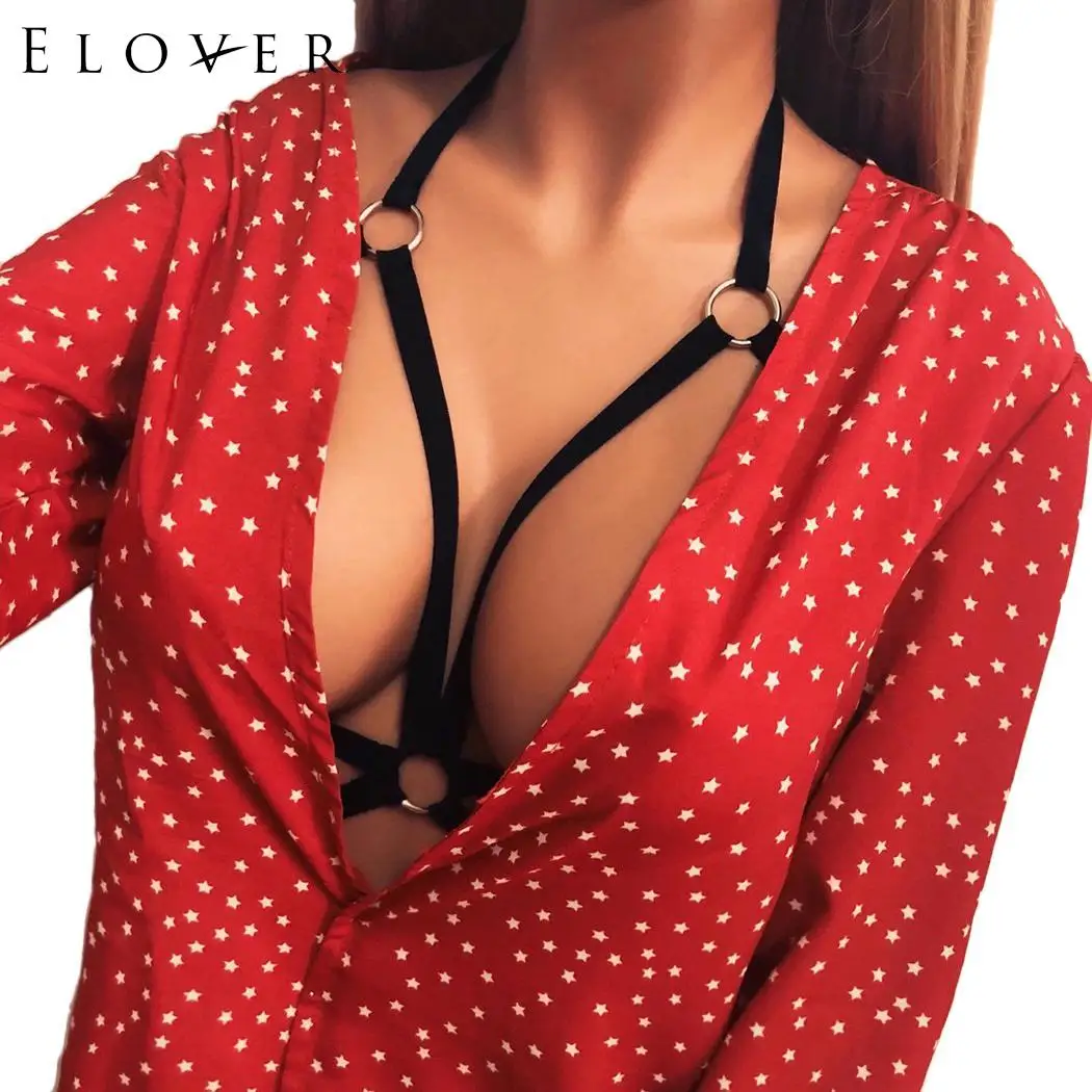 Elover, сексуальное эротическое женское нижнее белье, бюстгальтер с эластичными ремешками, новые мягкие пижамы, сексуальное нижнее белье - Цвет: Pink