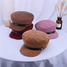 Женская Шерстяная кепка на пуговицах, Спортивная Кепка, солнцезащитный козырек, осенняя Высококачественная Кепка для бега s