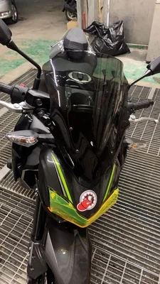 Z 900 мотоциклетные ветровое стекло Viser козырек стиль для Kawasaki z900 Double Bubble Черный ветер дефлекторы