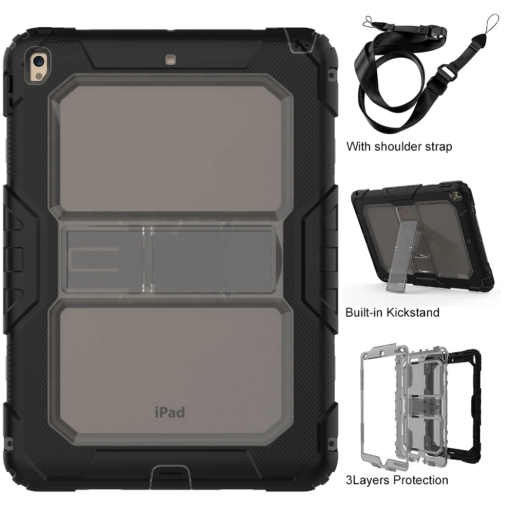 Чехол для планшета для iPad Air 3, гибридный защитный ударопрочный чехол для всего тела из поликарбоната для iPad Pro 10,5