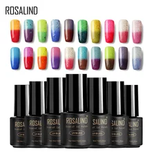 Розалинд гель 1 s 7 мл синего моря Temprature Цвет постепенное изменение выдерживает-гель лак УФ полу постоянный для ногтей гель лак для ногтей