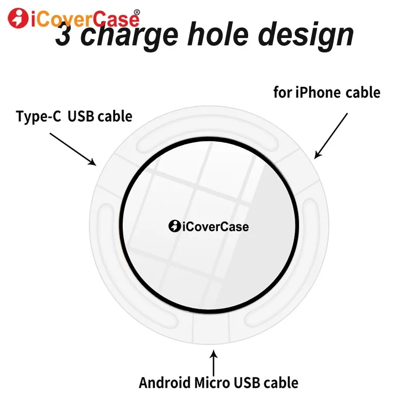 Беспроводной Зарядное устройство зарядного устройства для samsung Galaxy A8 чехол с приемником QI Беспроводное зарядное устройство для samsung A8+ аксессуары для мобильного телефона