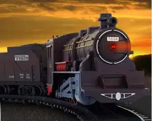 Big Size Boys Electric Toy Trains and Railways Set For Kids 9.4M Length Classical Train Vs Thomas and Trains Children Gift