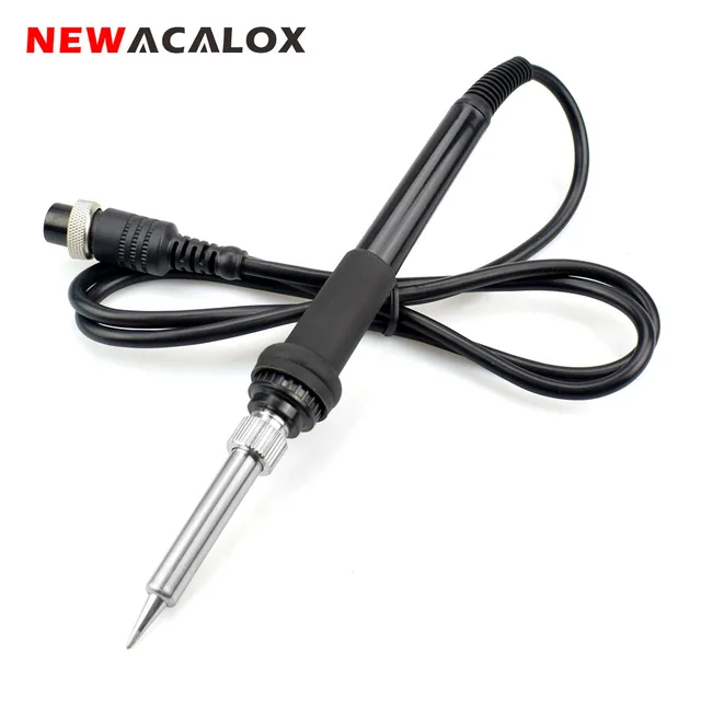 NEWACALOX 24 в 60 Вт 5pin Электрический паяльник ручка Универсальный для 8786 878D 898D 936B паяльная станция Ремонт инструмент