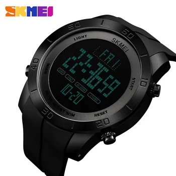 

SKMEI Sport Watch Men PU Strap 5Bar Waterproof Multi-Function Watches Men Alarm Clock Digital Watch relogio masculino 1353