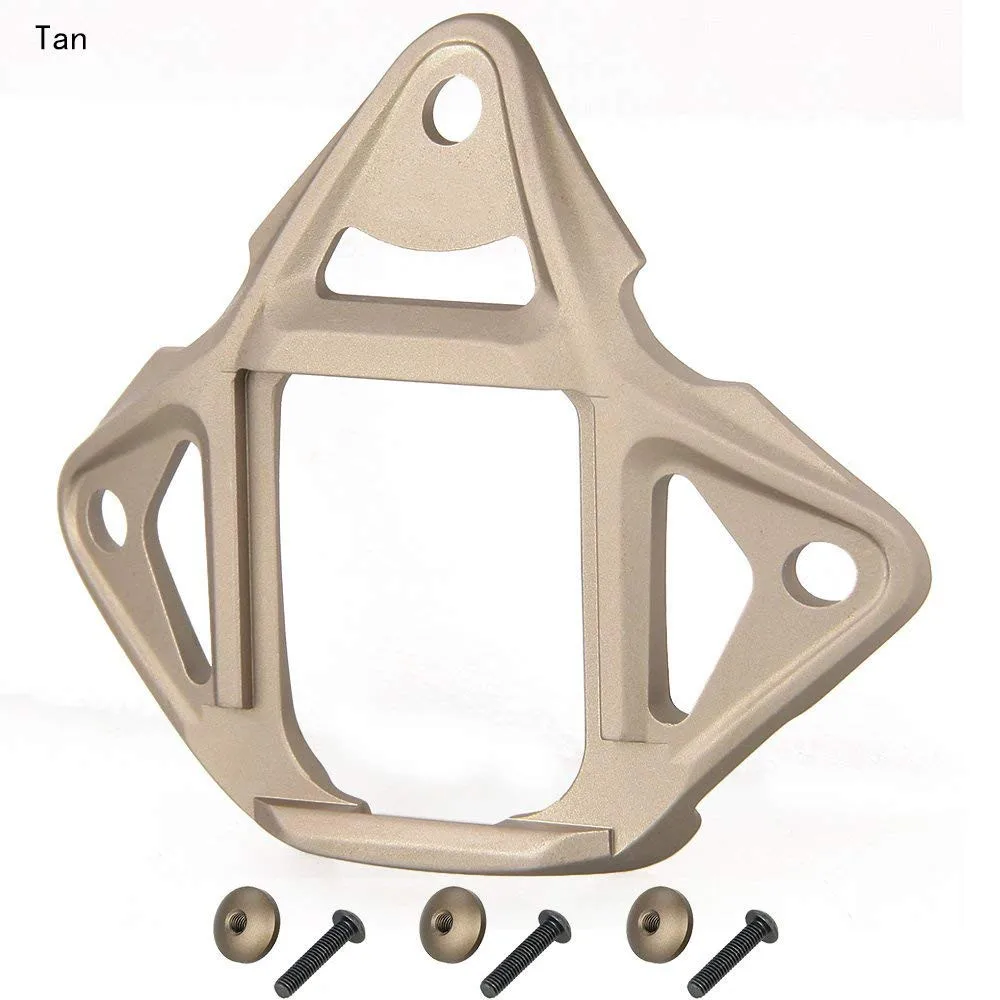 Тактический 3 отверстия Тип 2 скелет NVG крепление кожух для ACH/MICH/OPS-Core FAST/Crye шлем для планера - Цвет: Tan