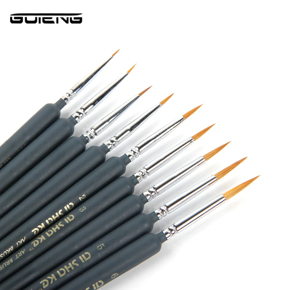 Generic Hook Line Fine Professional Wolf Hair Paint Brush Best Price