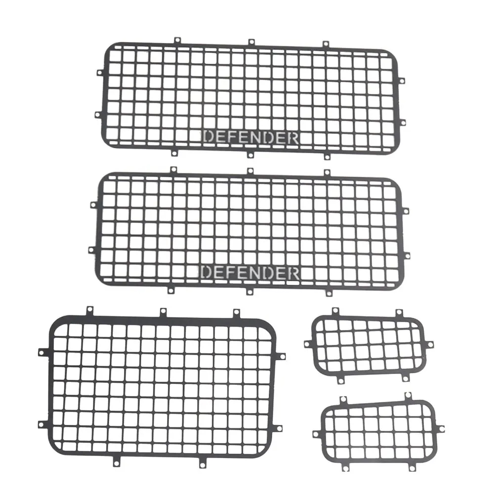 

Metal Window Mesh Protective Net Climbing Car Truck Buggy Car Model Parts For 1/10 RC Car Crawler D90 Traxxas Trx-4