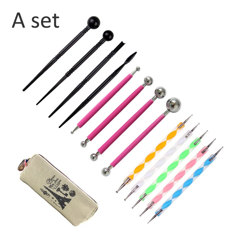 

13Pcs Soft Pottery Clay Tool Multifunction Portable DIY Crafts Art Accessories Polymer Modelling Shaper Clay Carving Modeling