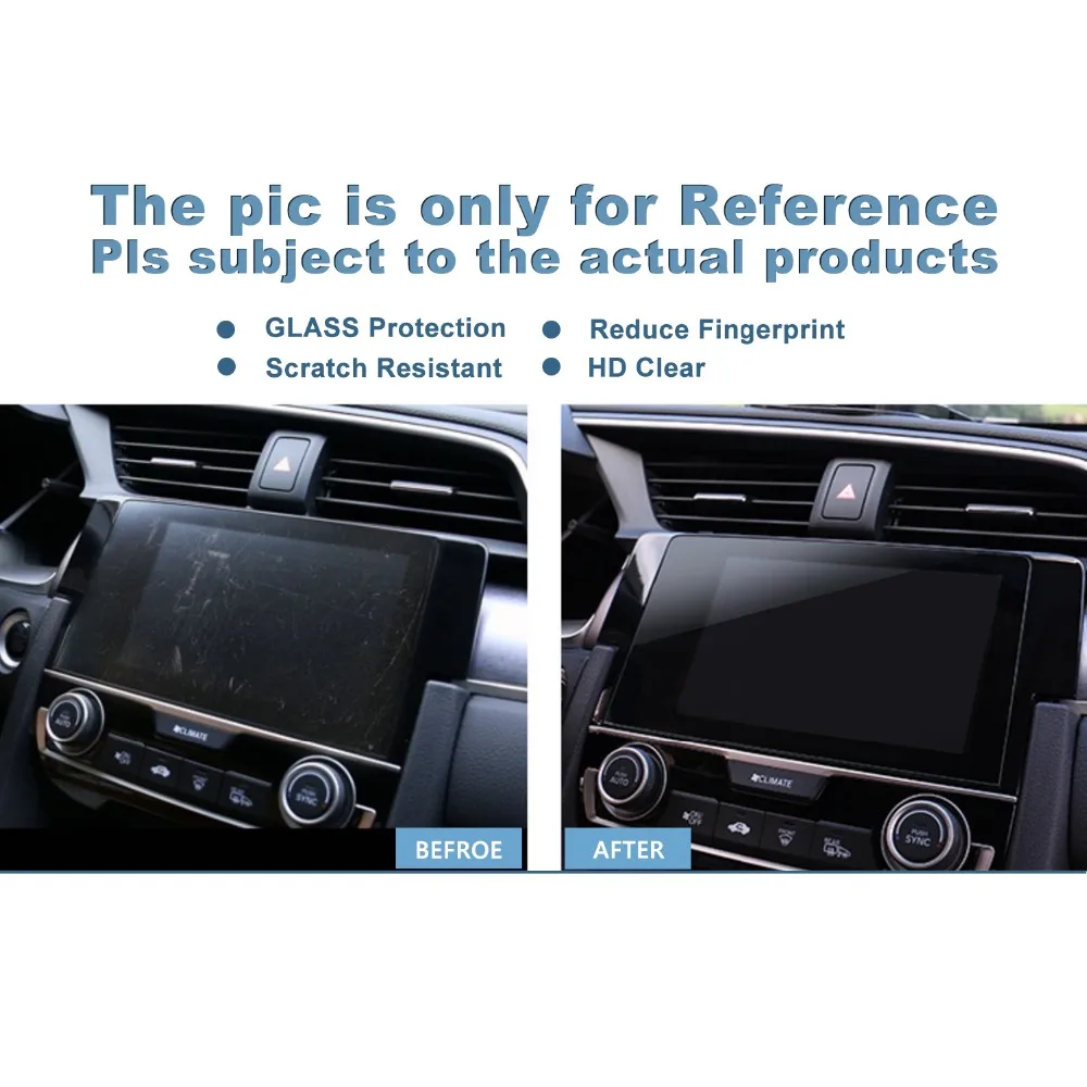 YEE PIN Screen Protector Foils Screen Protector for Tiguan Discover Media 8-Inch 2018-2020 Center Control Touch Screen Protective Film YEE PIN Screen Protector Foils Screen Protector for Tiguan Discover Media 8-Inch 2018-2020 Center Control Touch Screen Protective Film