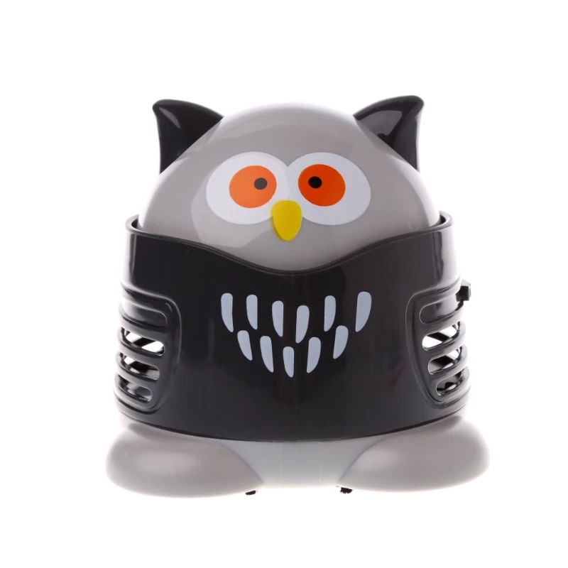 

Mini Cute Owl Dust Vacuum Cleaner Portable Home Office Corner Desk Table Sweeper